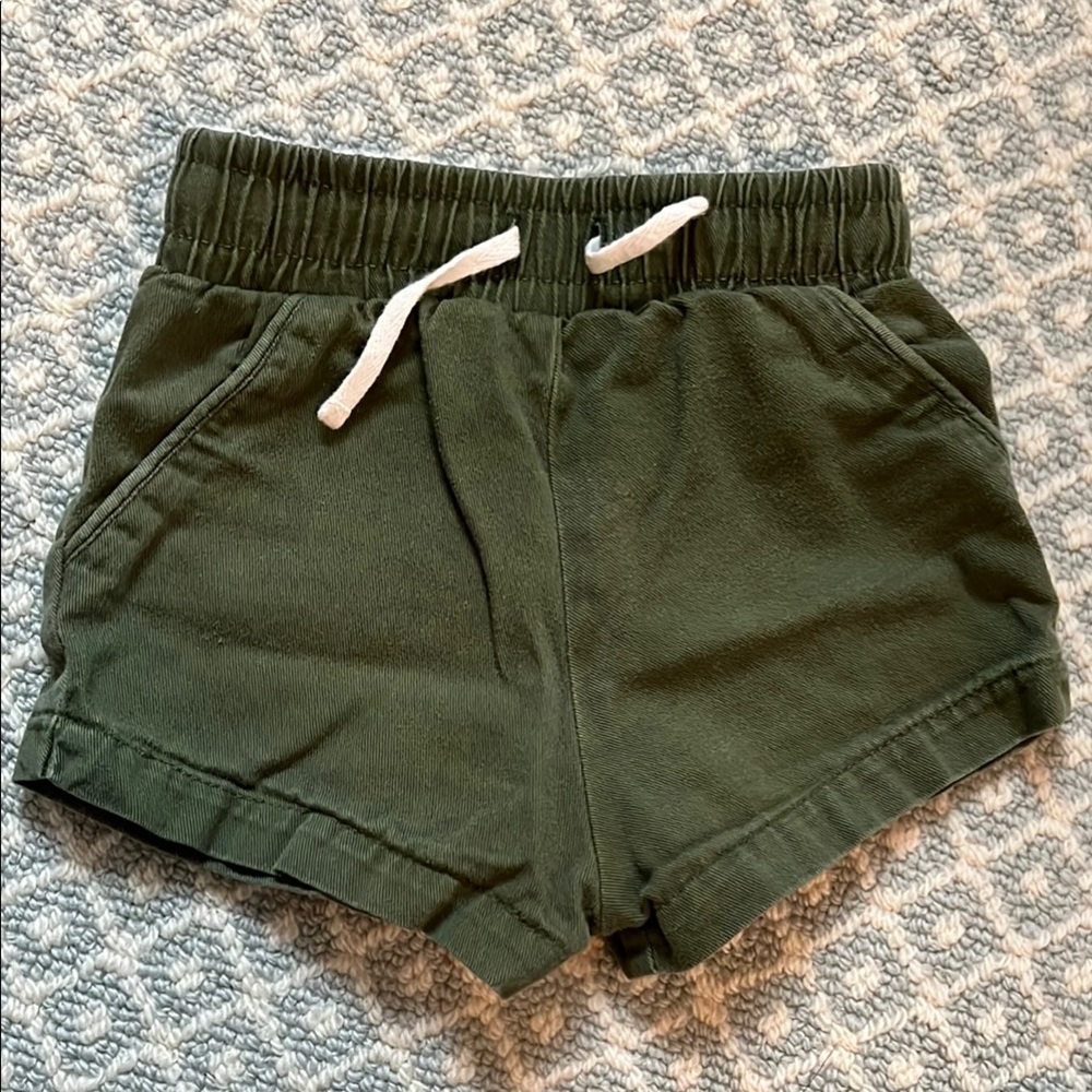 Cadets Olive Green Casual Shorts